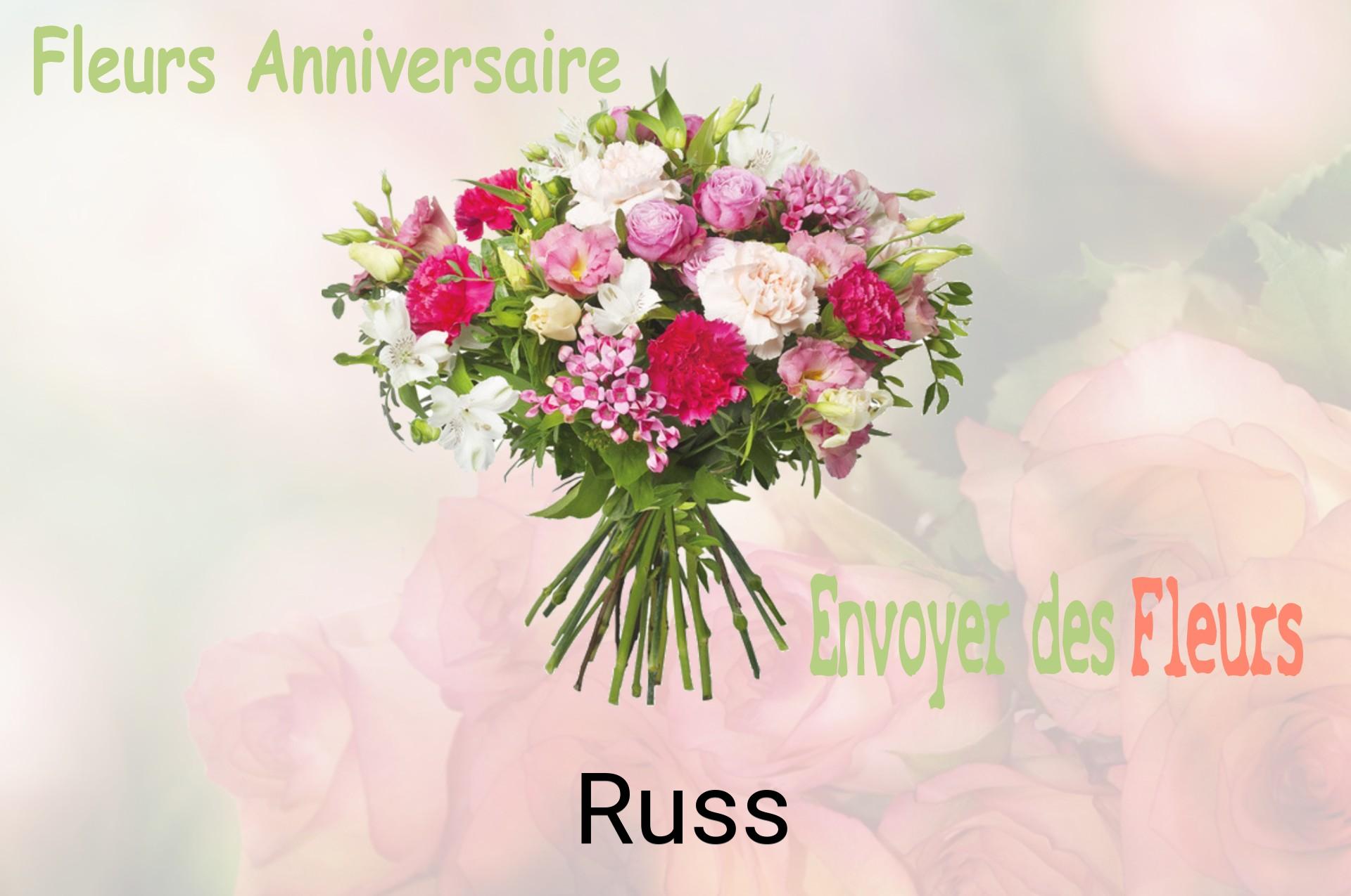 Bouquet de fleurs d’anniversaire livré à Russ